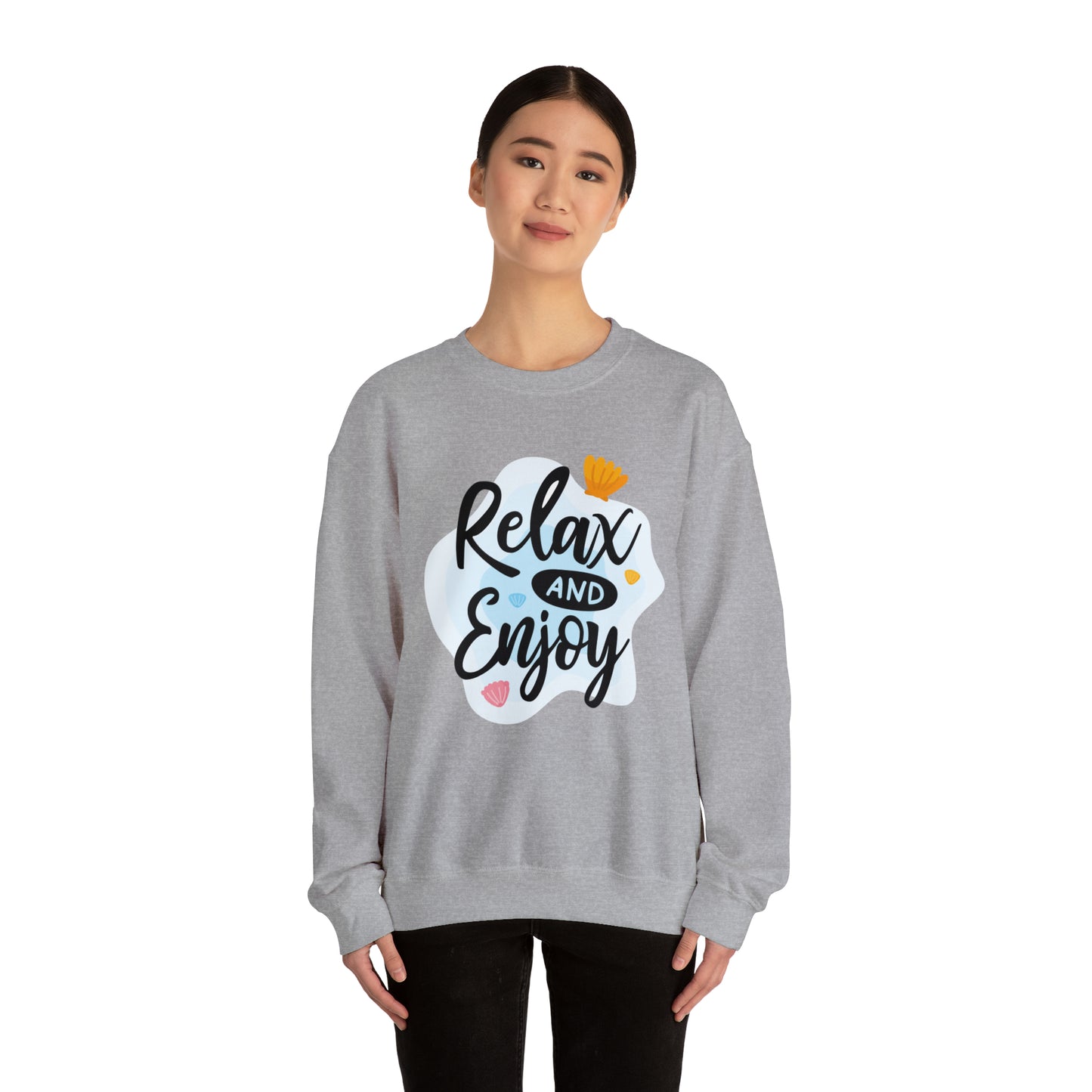 Relax and Enjoy Crewneck Sweatshirt