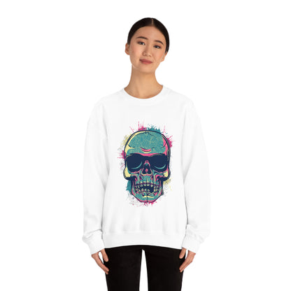 South Beach Skull Crewneck Sweatshirt