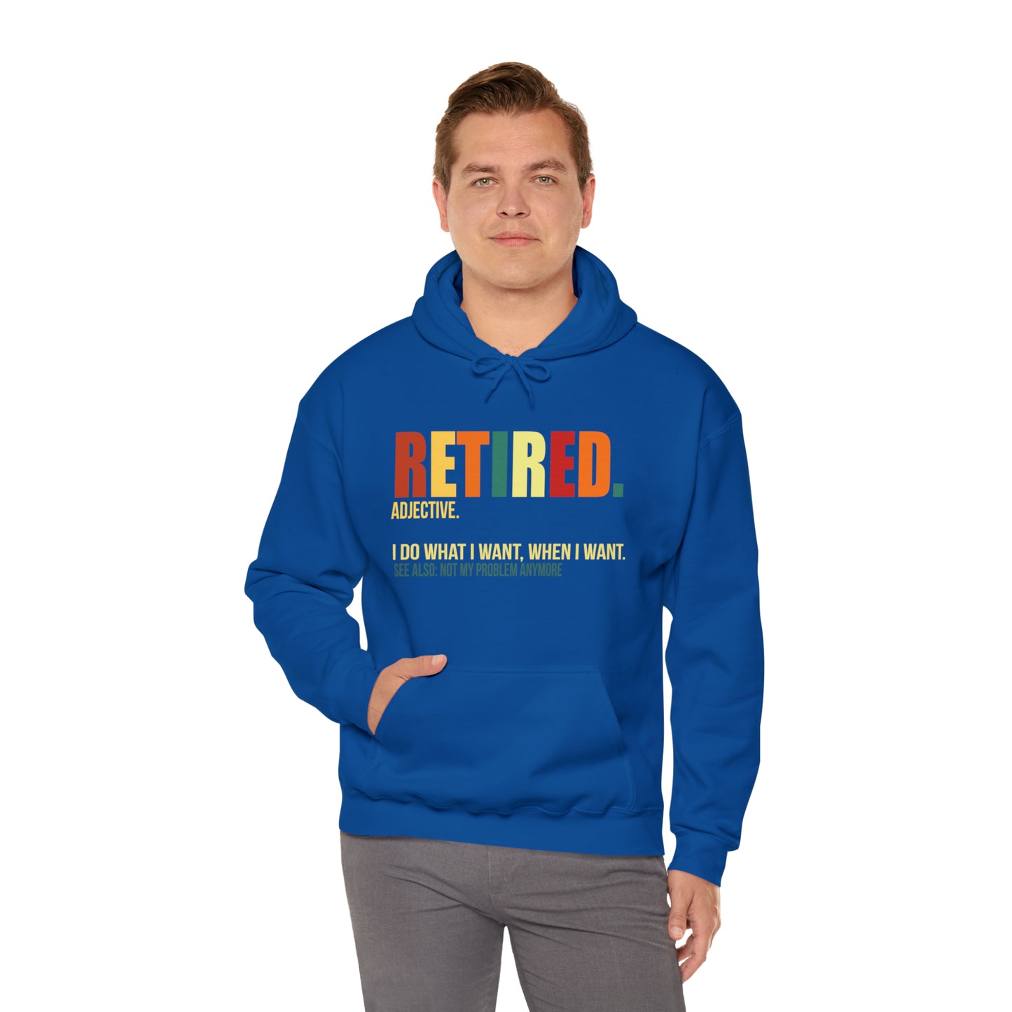 Retired Funny Hoodie