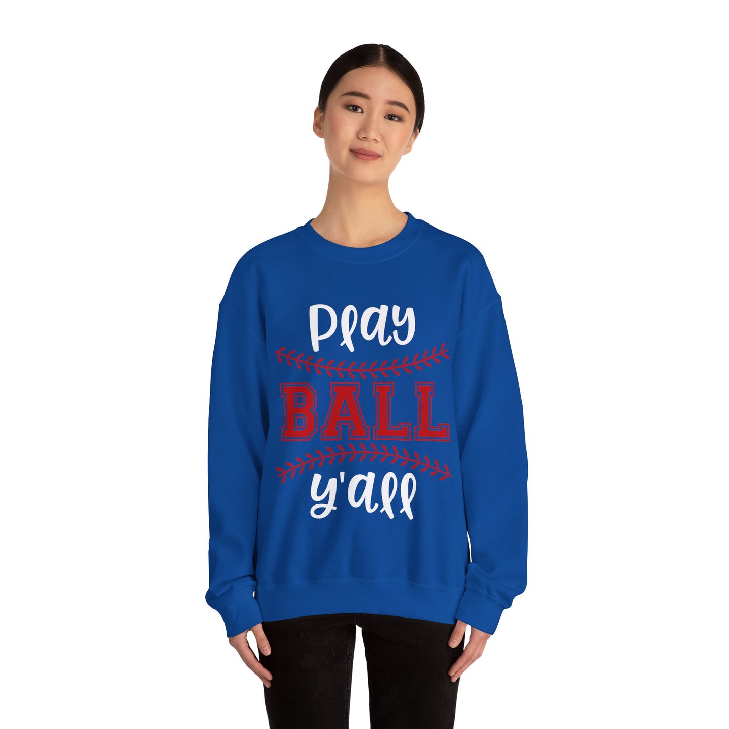 Play Ball Y'all Crewneck Sweatshirt