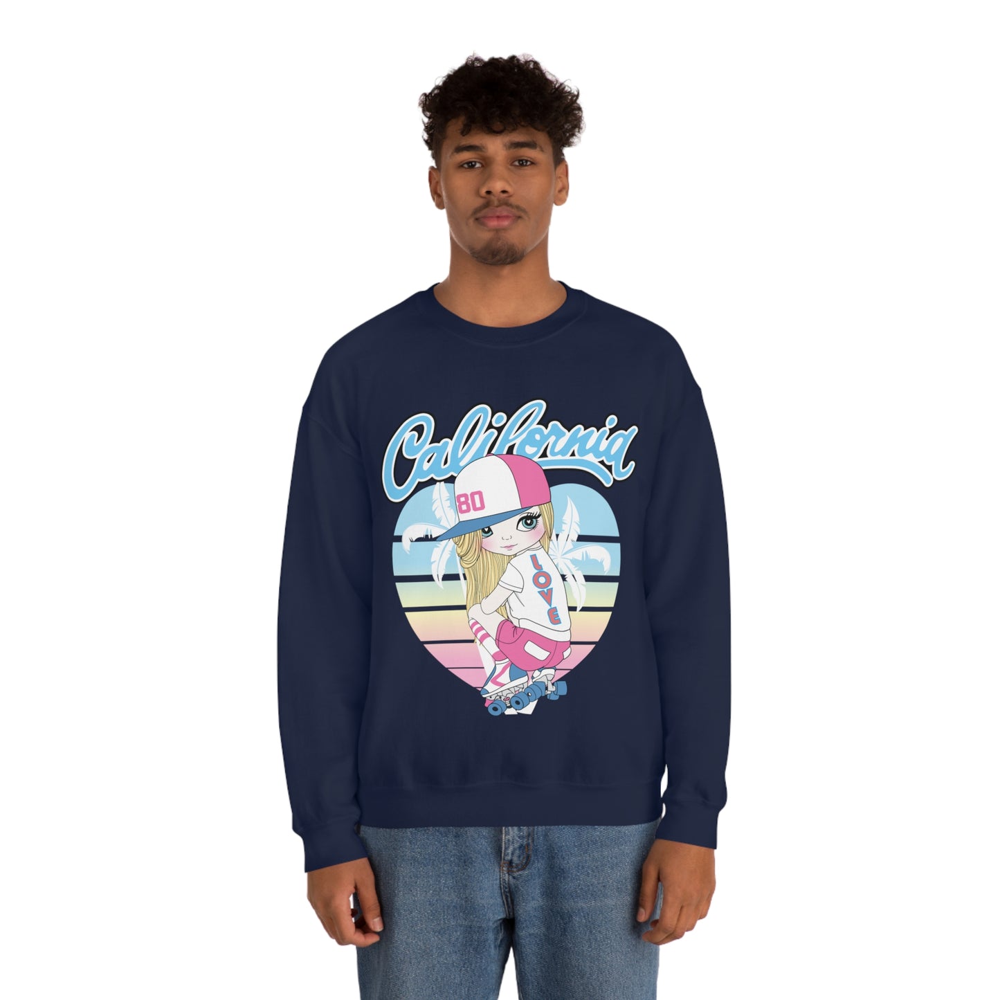 Love for California Crewneck Sweatshirt