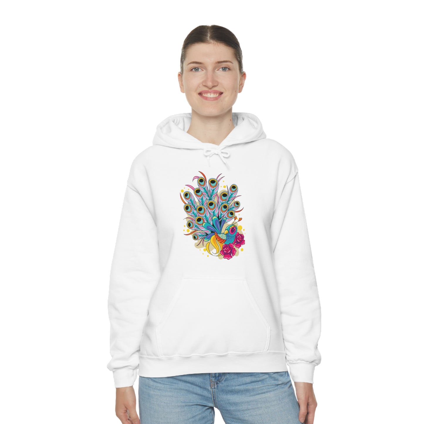 Colorful Peacock Hoodie