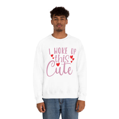 I Woke Up This Cute Crewneck Sweatshirt