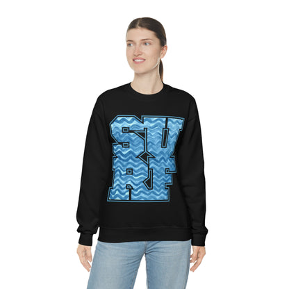 Surf Wavy Crewneck Sweatshirt