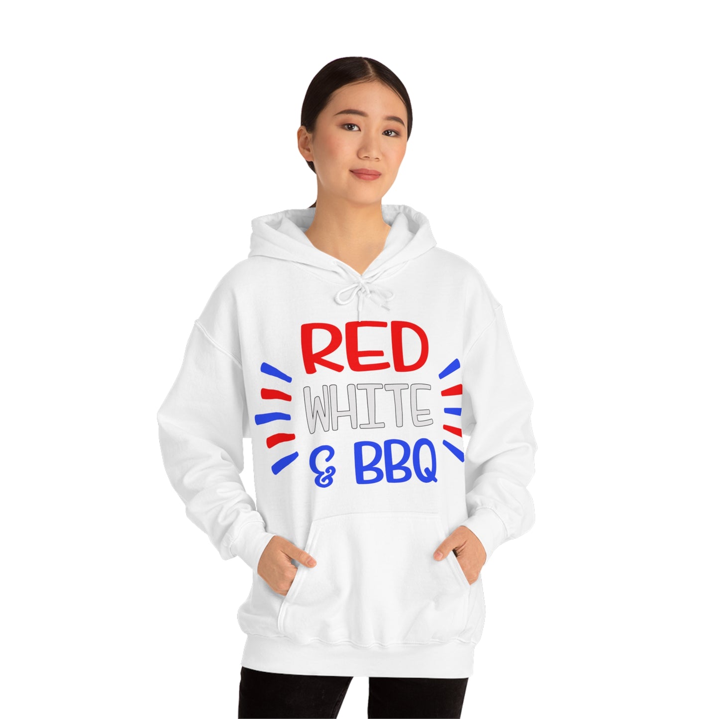 Red White BBQ Hoodie