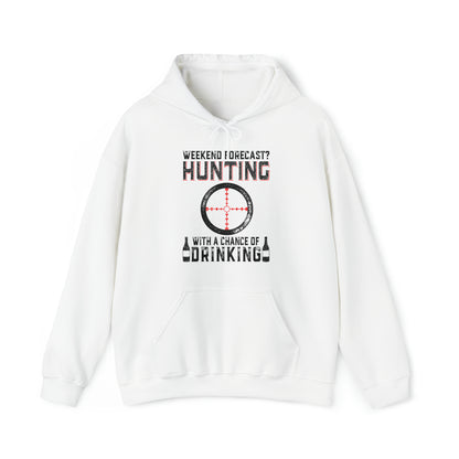 Weekend forecast hunting with a chance of drinking Hoodie