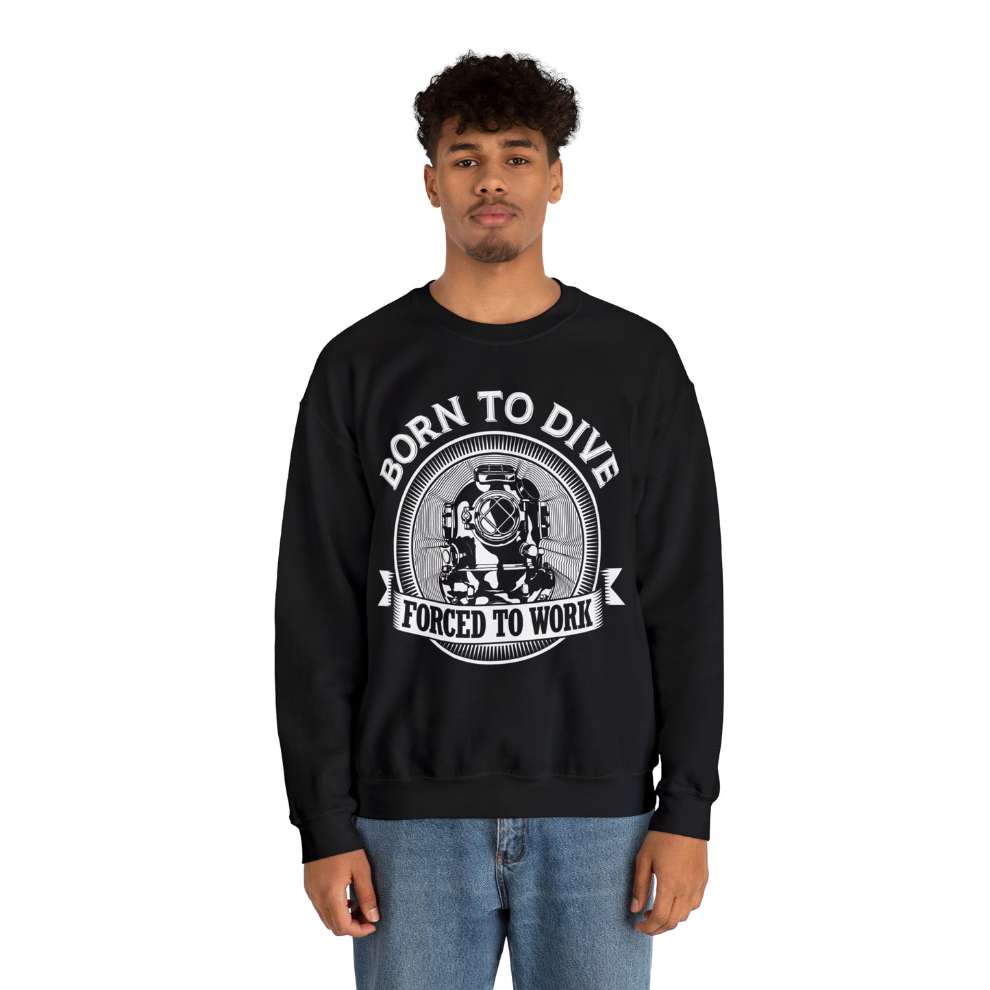 Born to dive Crewneck Sweatshirt