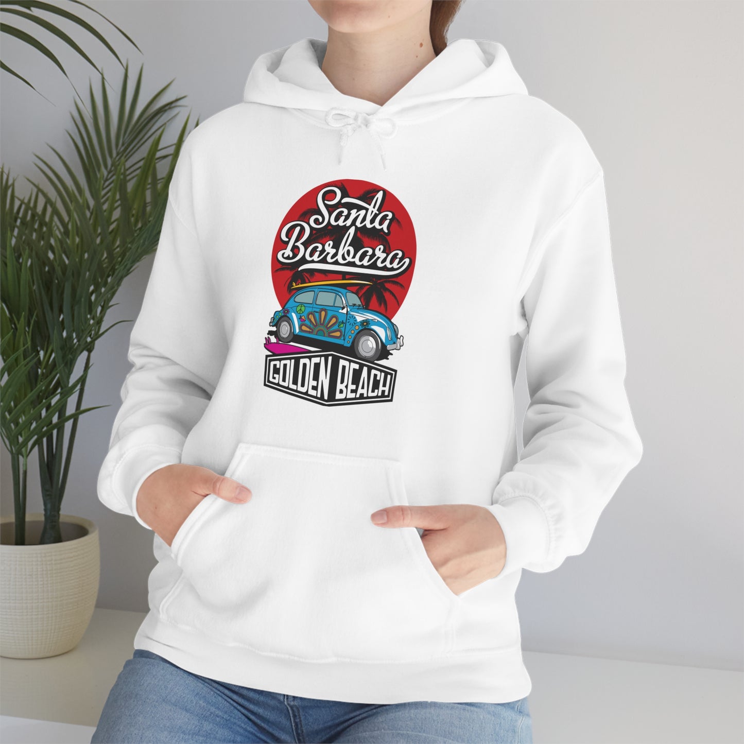 Golden Beach Buggy Hoodie