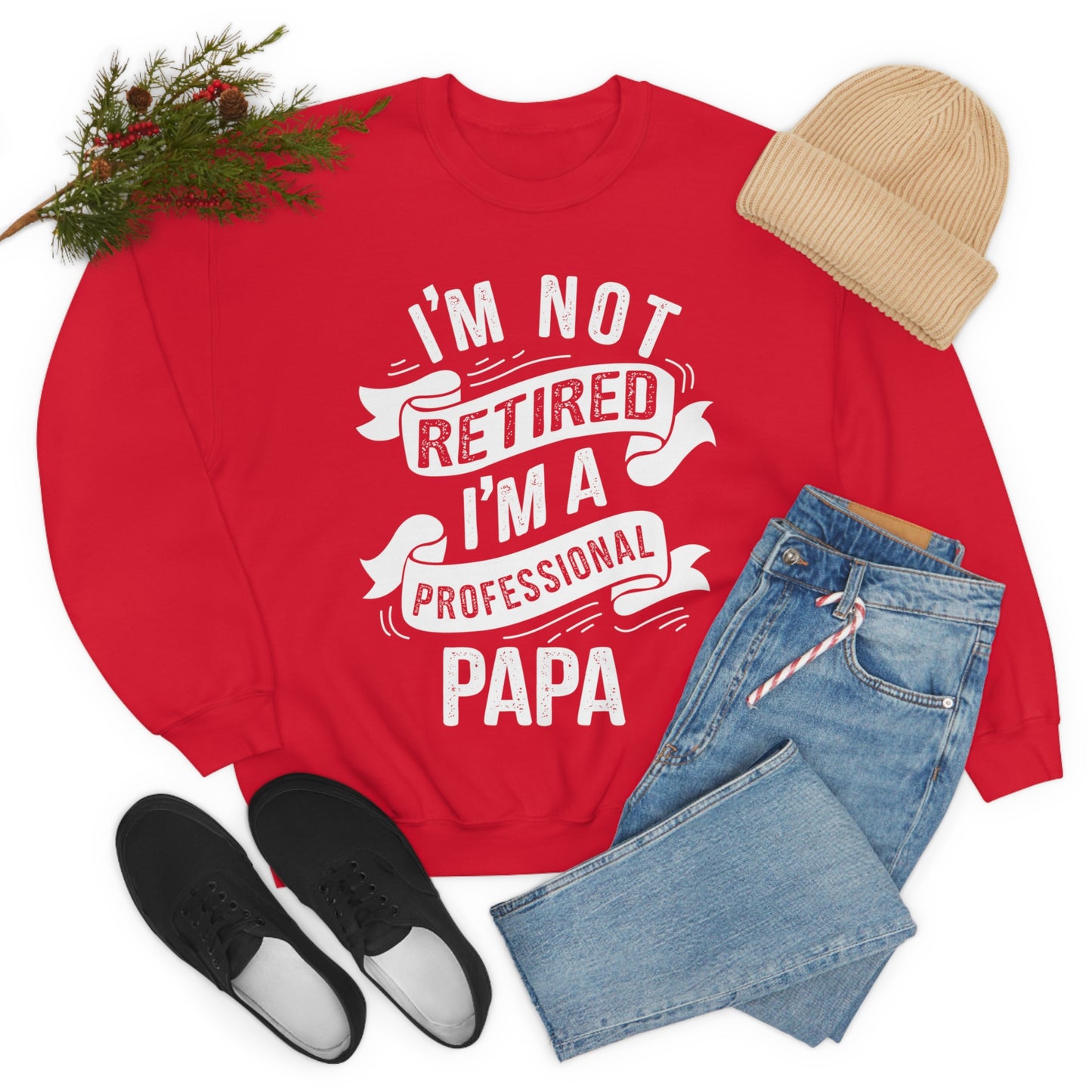 Professional Papa Crewneck Sweatshirt