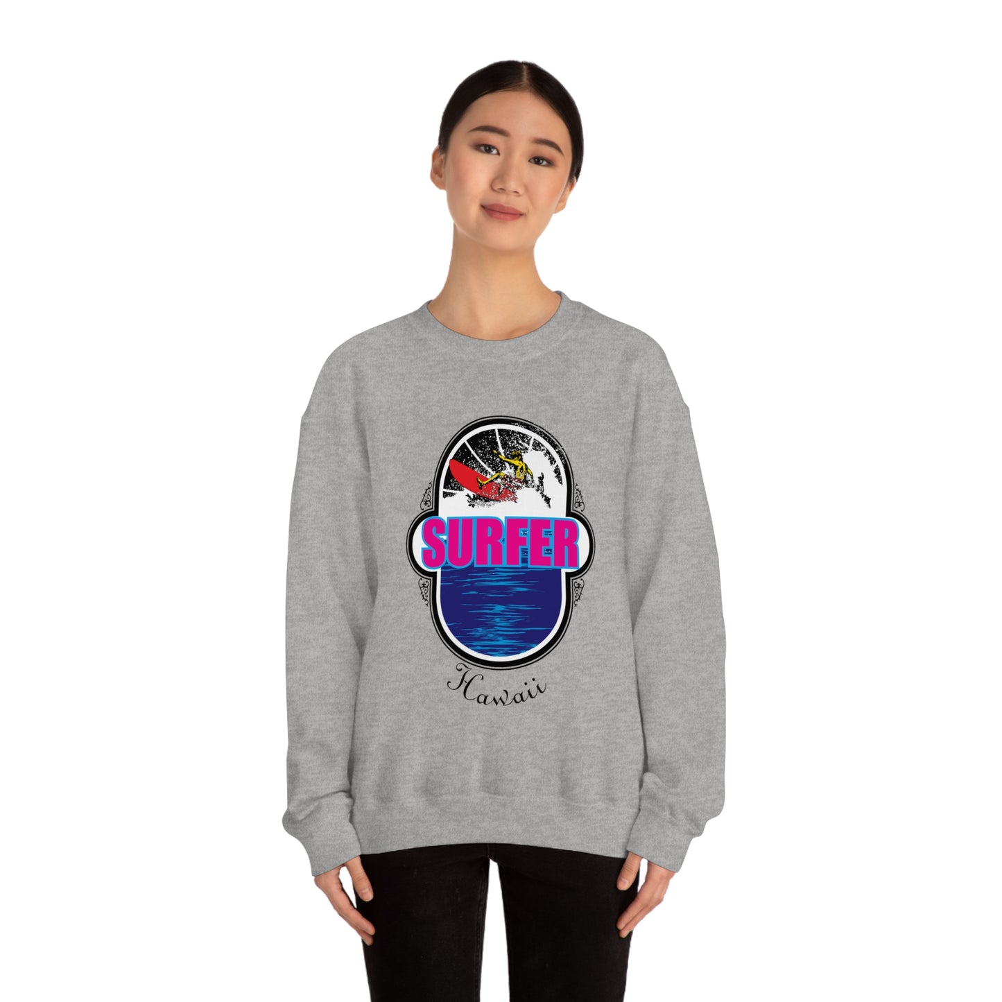 A Surfer Mind Crewneck Sweatshirt