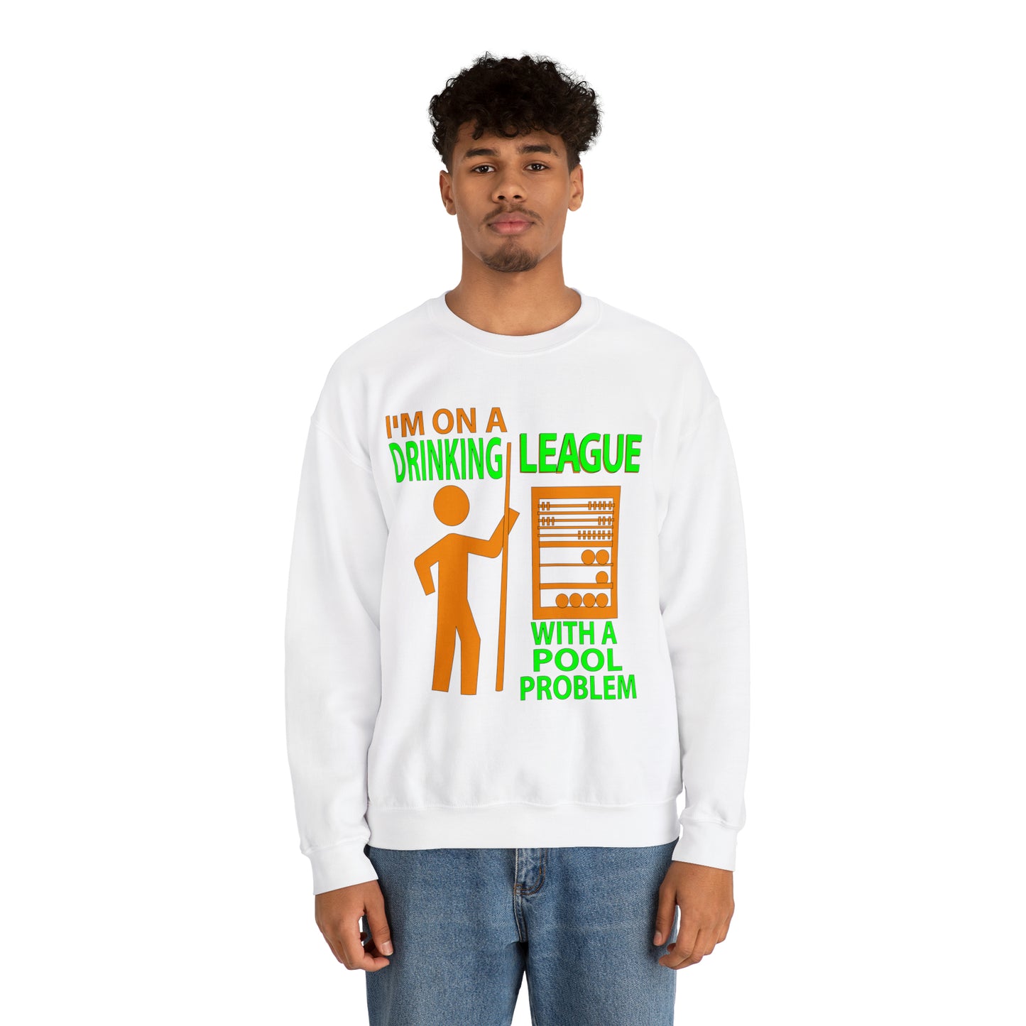 DRINKING POOL LEAGUE Crewneck Sweatshirt