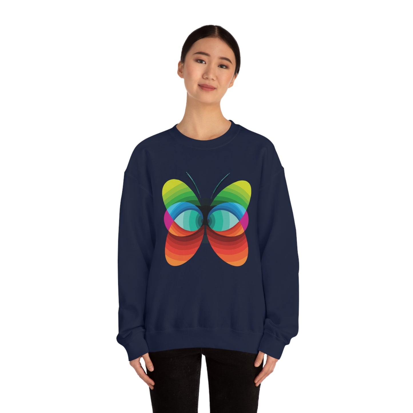 Butterfly beautiful & colorful Crewneck Sweatshirt