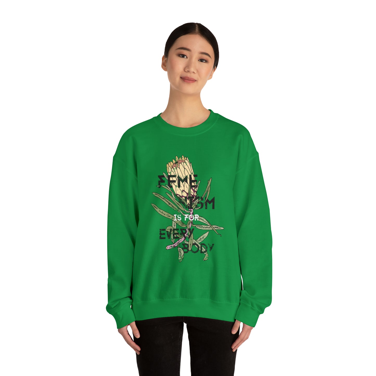 Feminism Is For Everybody  Crewneck Sweatshirt