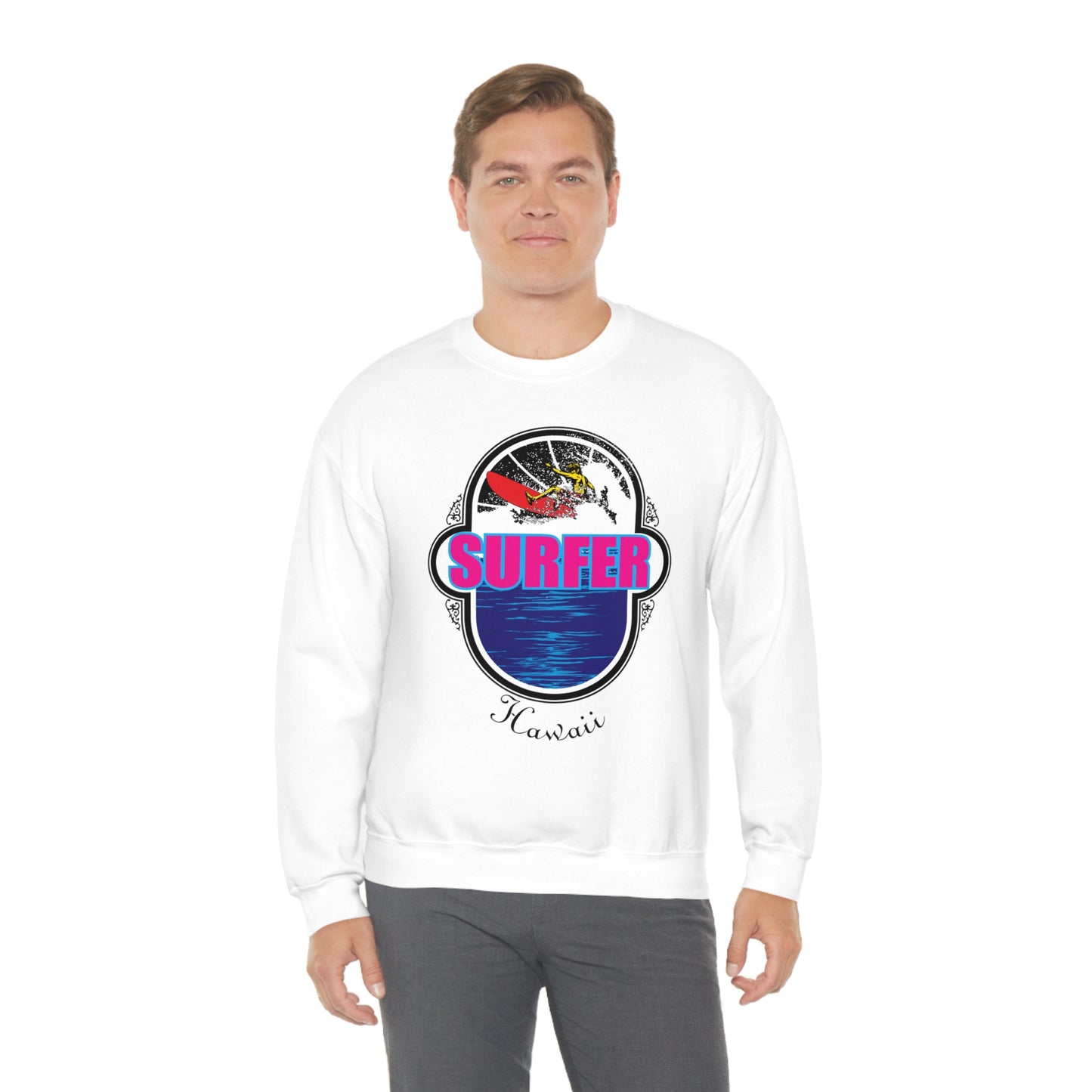 A Surfer Mind Crewneck Sweatshirt