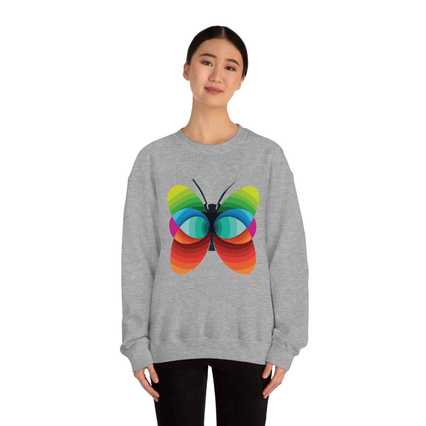 Butterfly beautiful & colorful Crewneck Sweatshirt