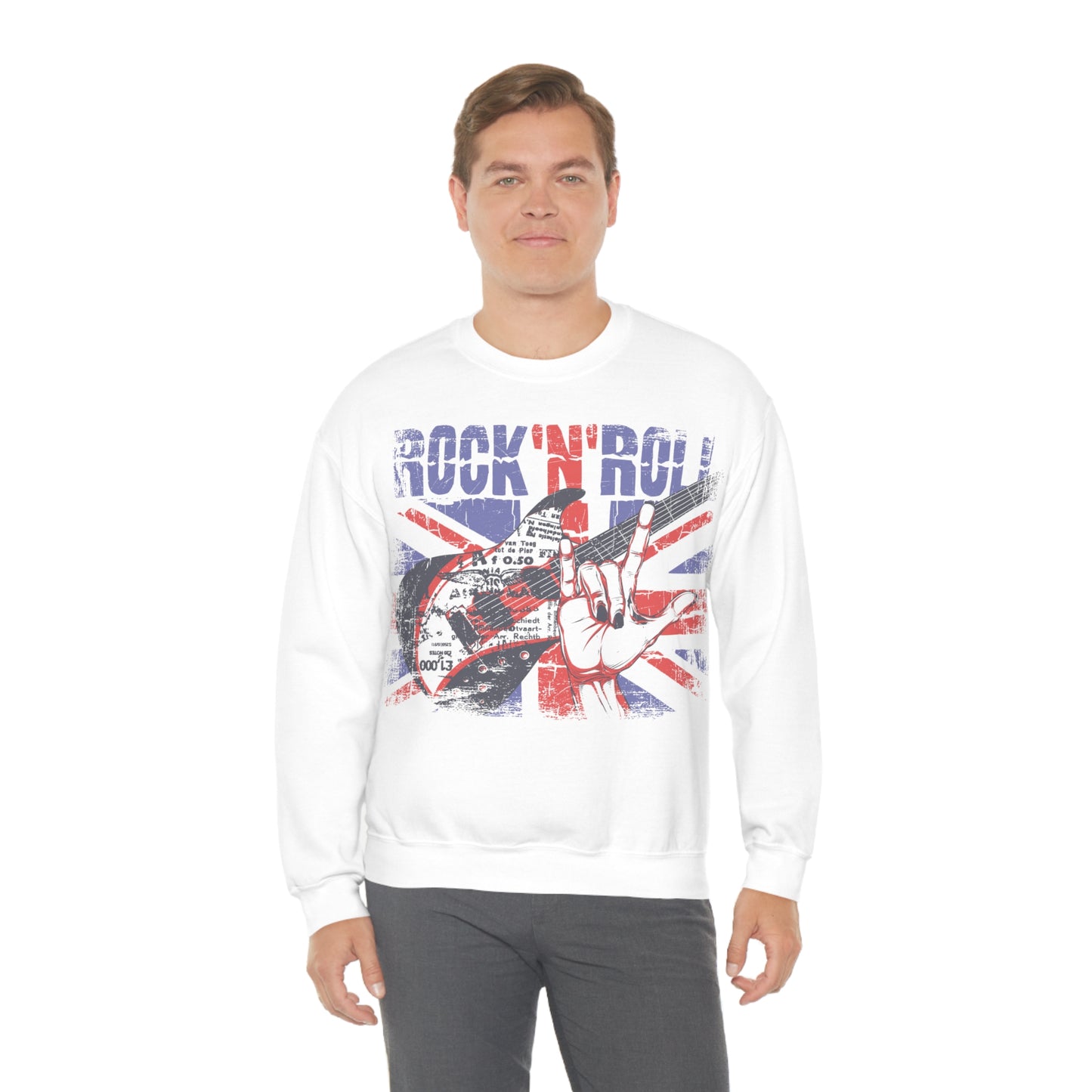 Rock -N- Roll Crewneck Sweatshirt