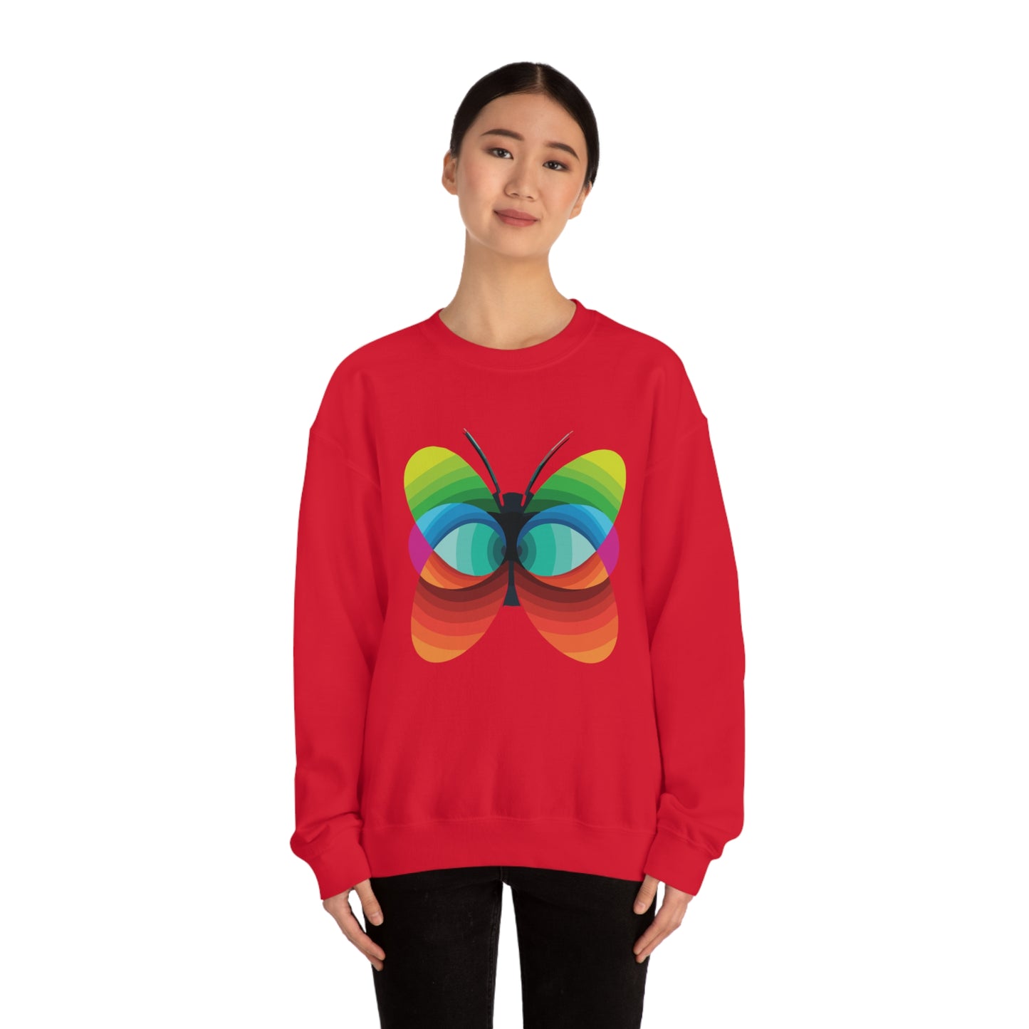 Butterfly beautiful & colorful Crewneck Sweatshirt