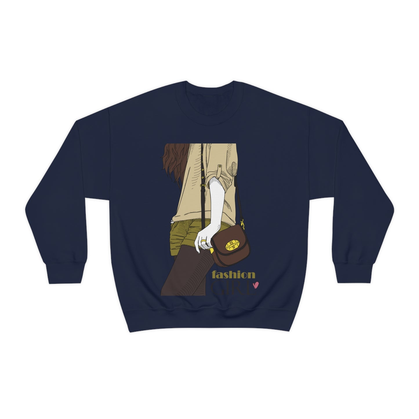 Fashion girl Crewneck Sweatshirt