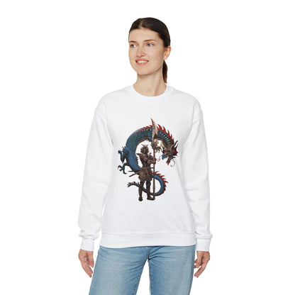 Colorful dragon guardian Crewneck Sweatshirt