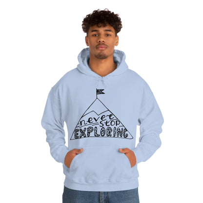 Never stop exploring Hoodie