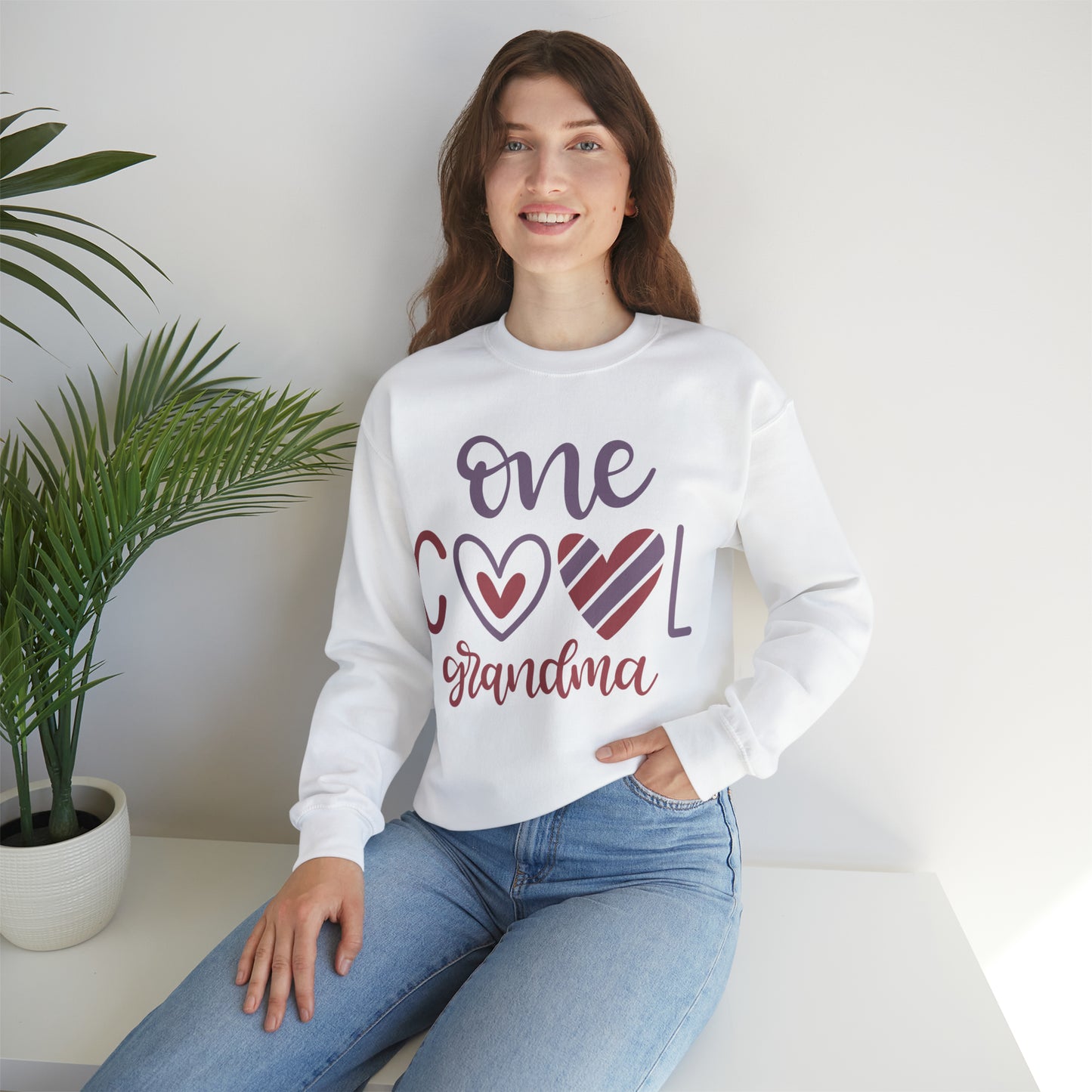 one_cool_grandma Crewneck Sweatshirt