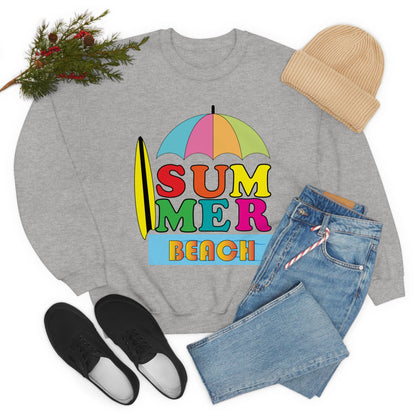 Summer Beach Crewneck Sweatshirt