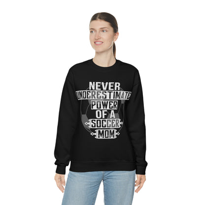 Power of a Soccer mom Crewneck Sweatshirt