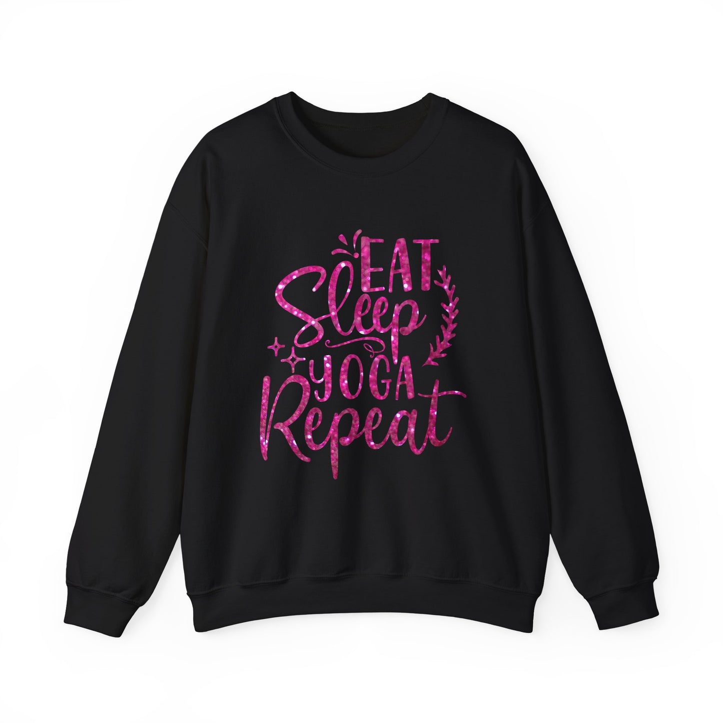 Eat Sleep Yoga Repeat Crewneck Sweatshirt