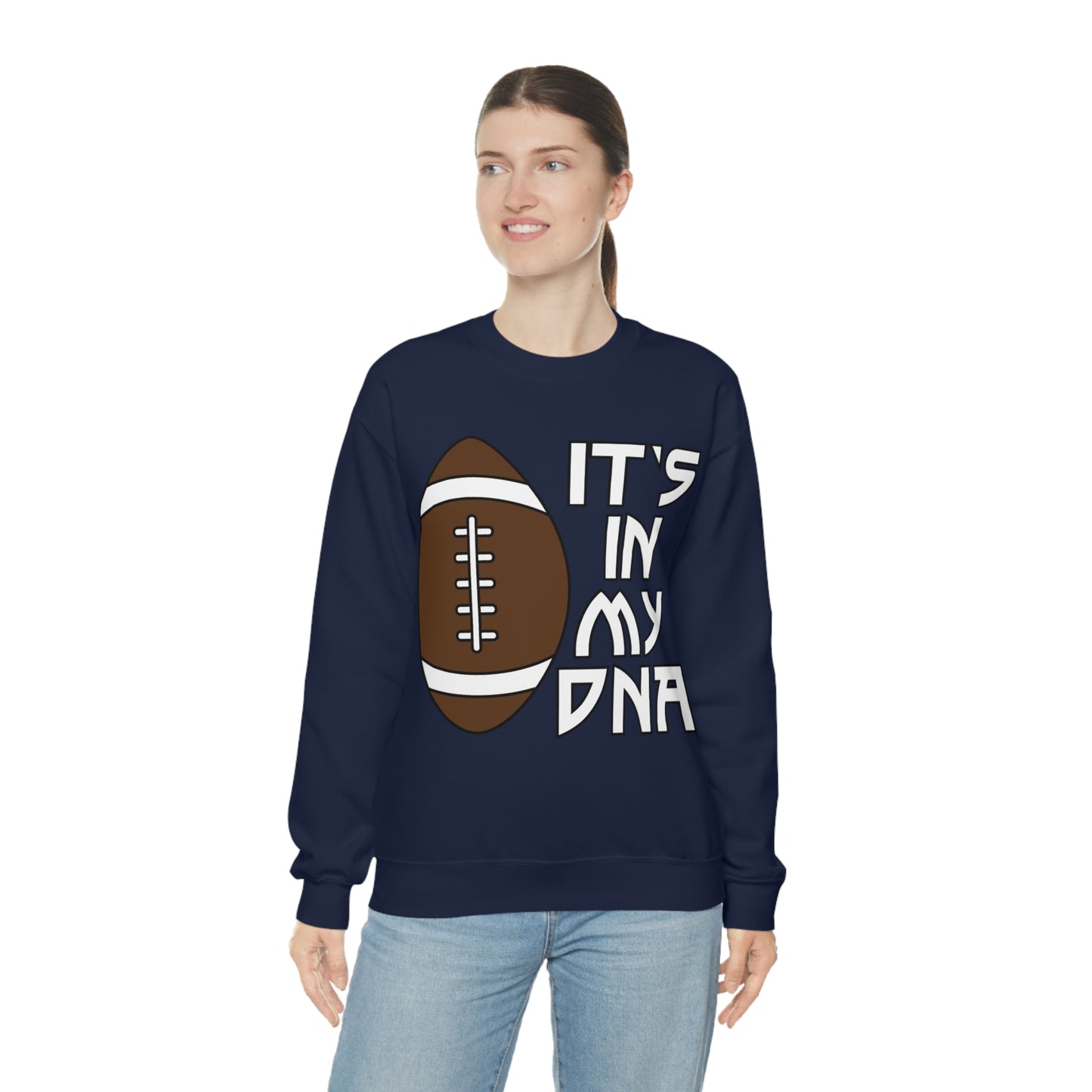 Football is in my DNA Crewneck Sweatshirt