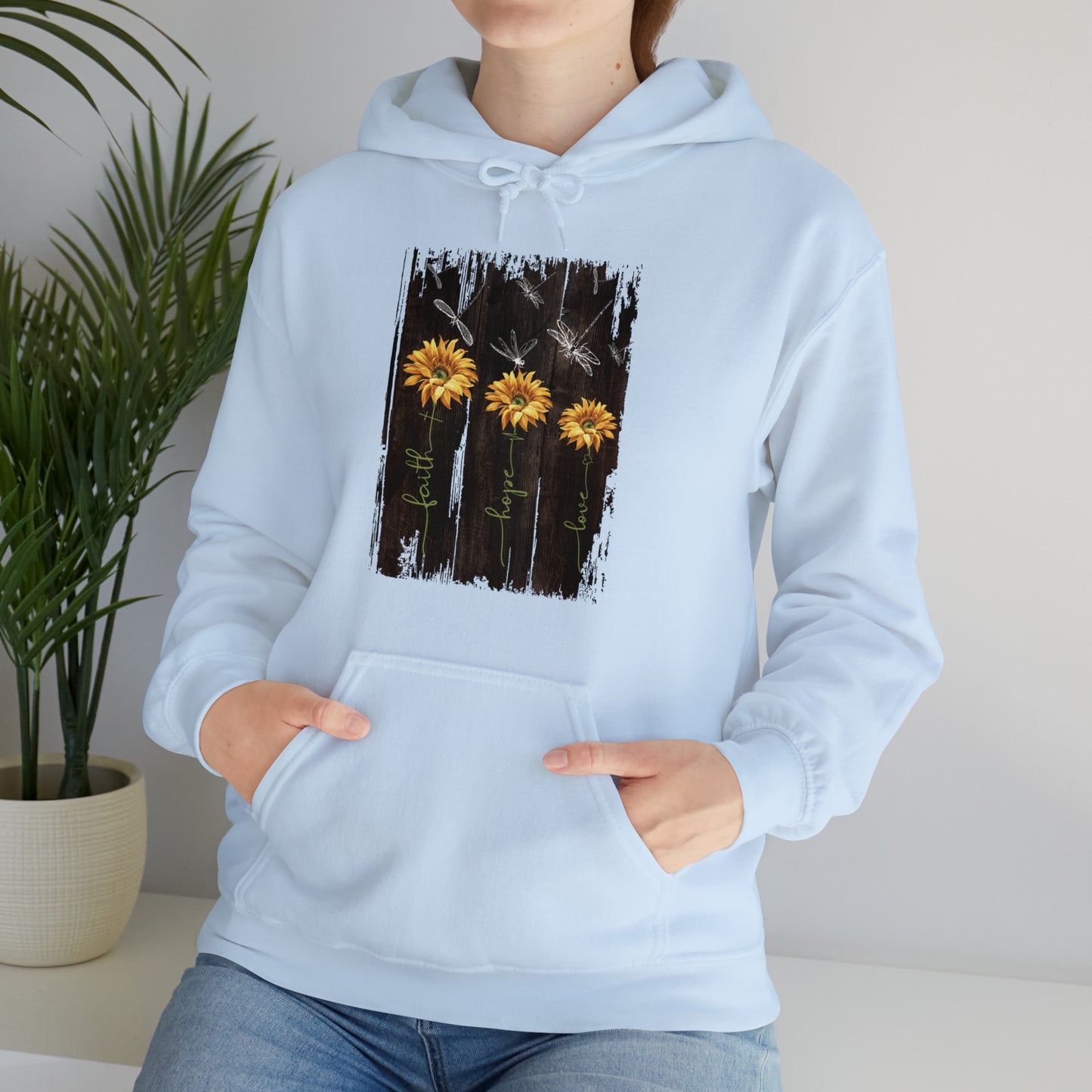 Sunflowers Faith hope love Hoodie