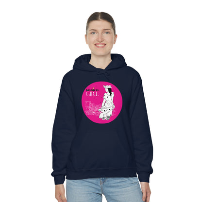 Pink Fashion girl Hoodie