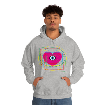 Eye Love in all dimension Hoodie