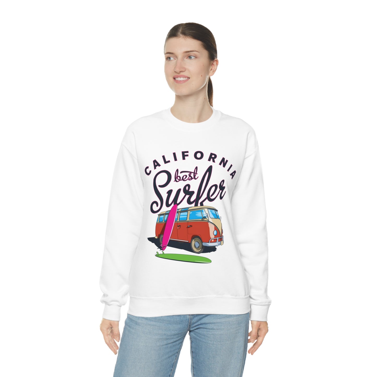 Surfers Bus Crewneck Sweatshirt