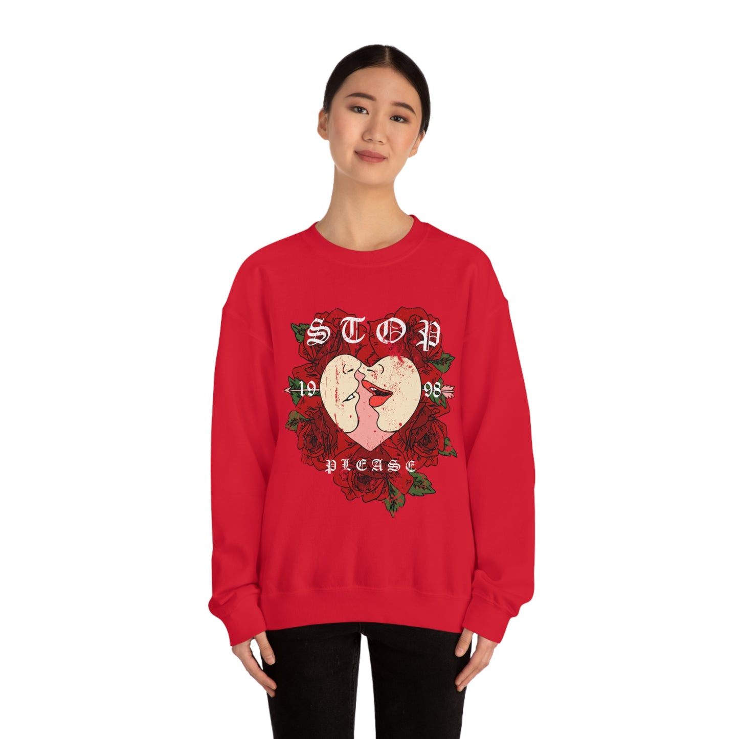 Passion With one Kiss Crewneck Sweatshirt