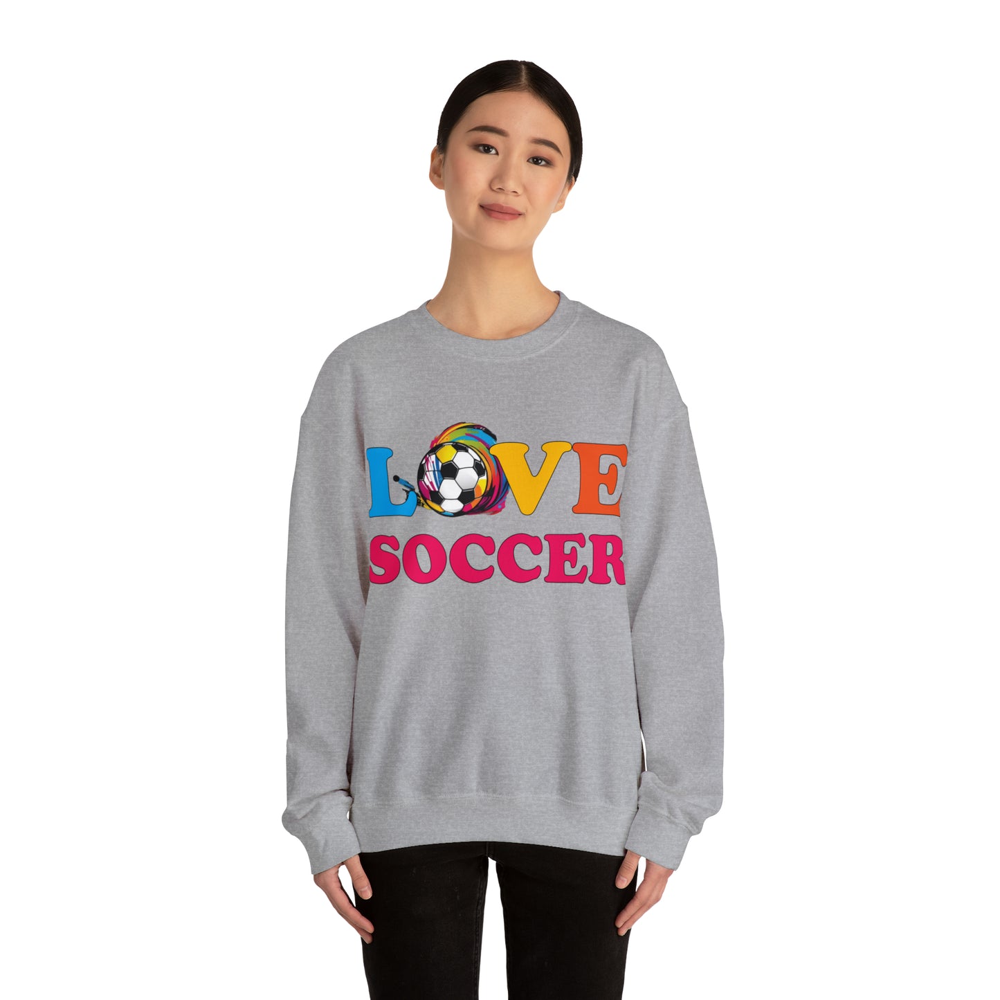 Love soccer Crewneck Sweatshirt