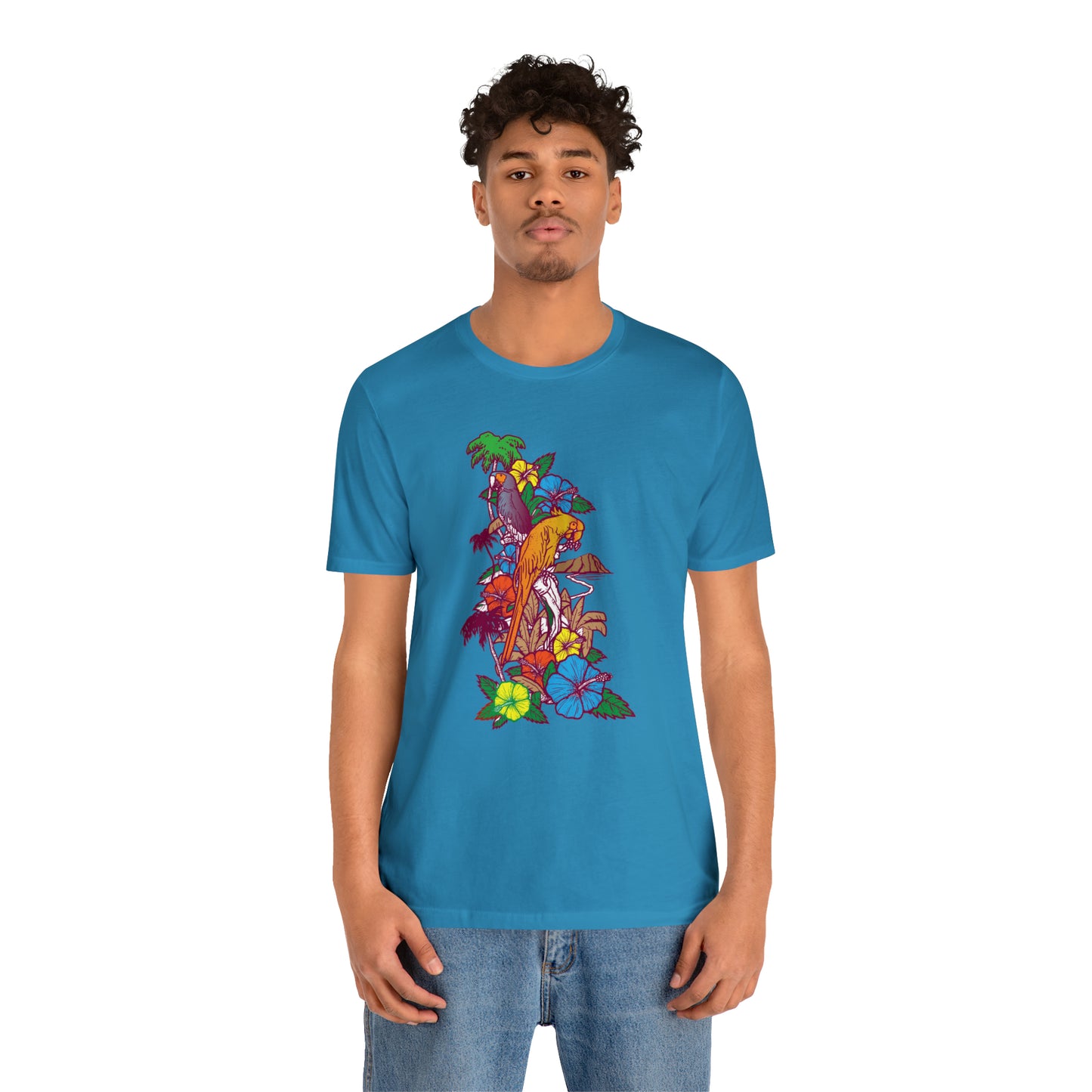 Parrot Jungle Floral T-Shirt