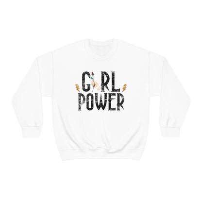 Girl Power Rocks Crewneck Sweatshirt