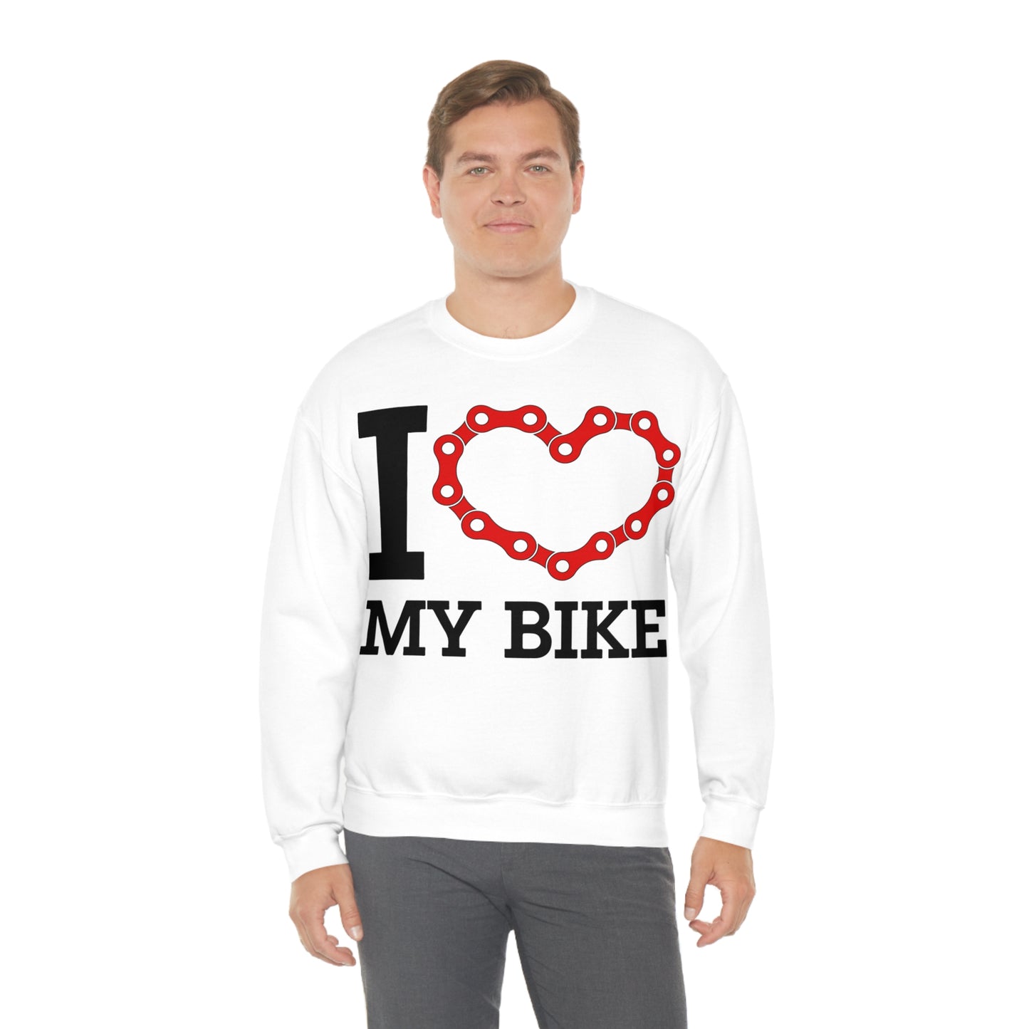 I love my bike Crewneck Sweatshirt