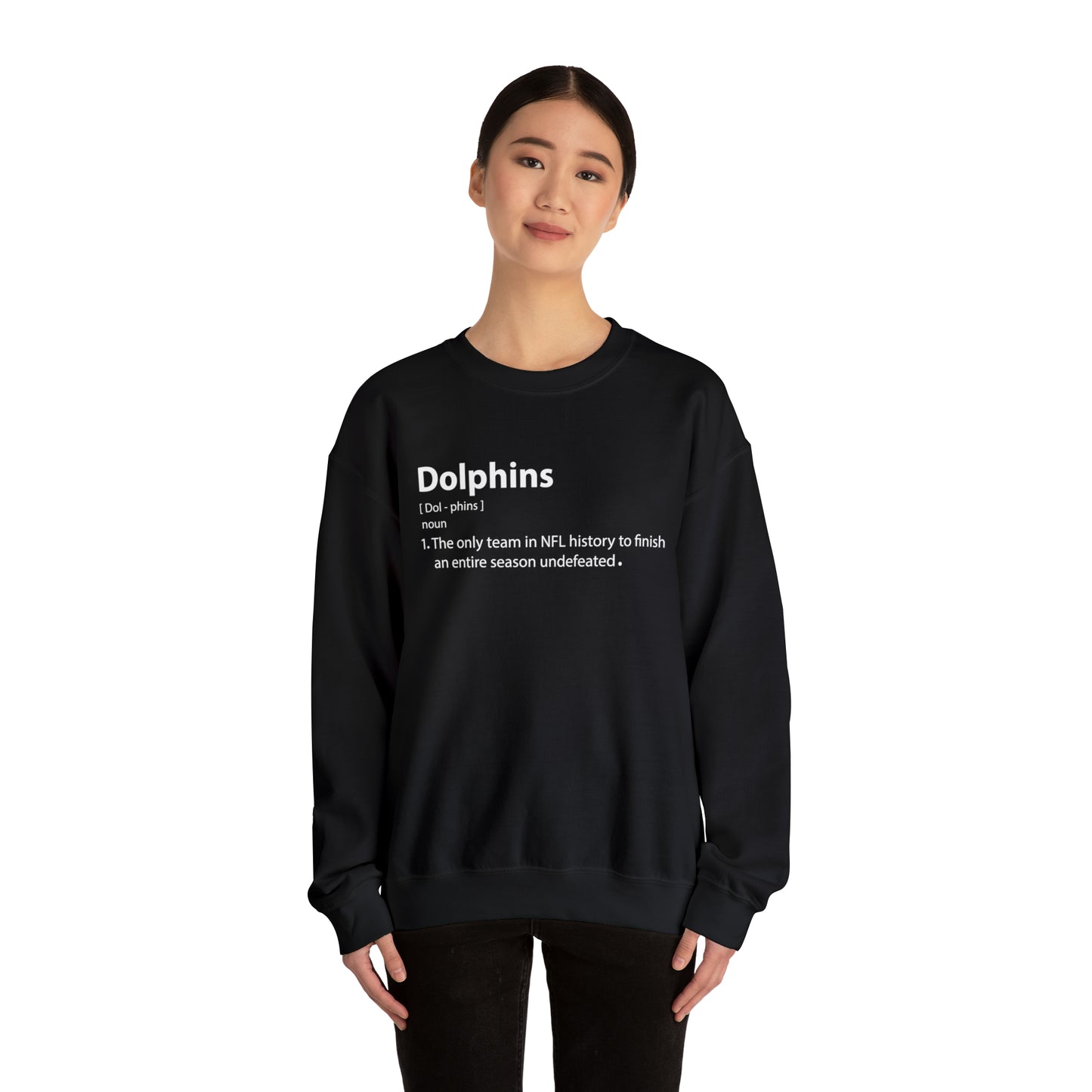 Dolphins definition Crewneck Sweatshirt