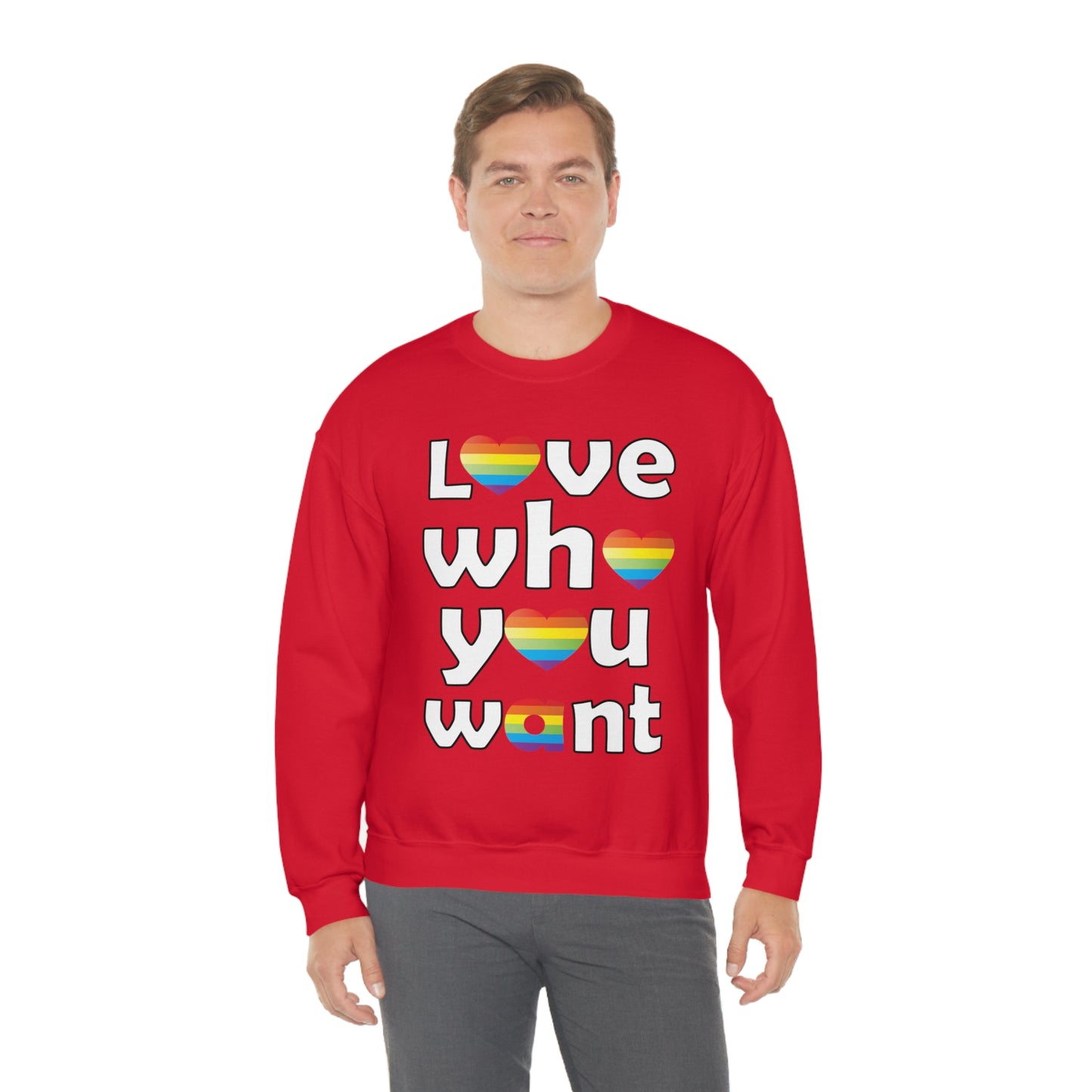 Love who you want Crewneck Sweatshirt