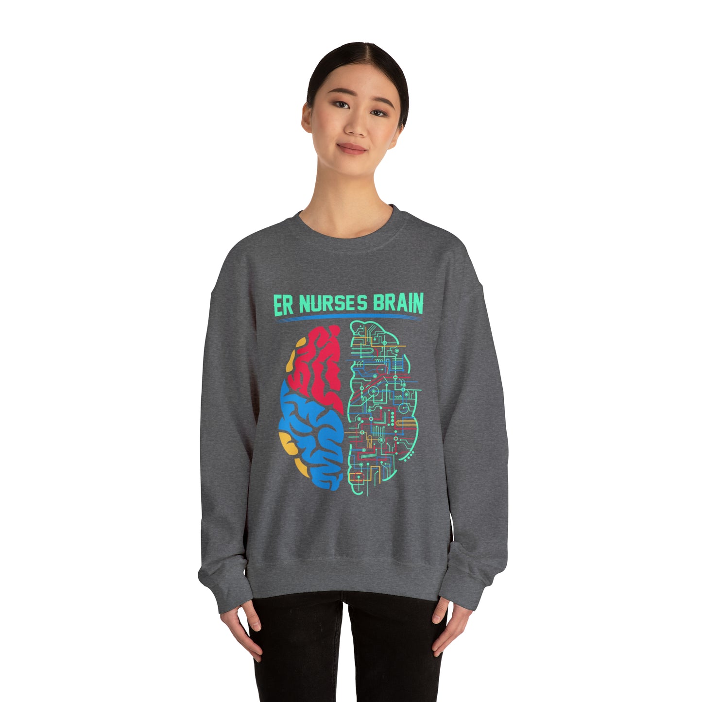 Nurses brain Crewneck Sweatshirt