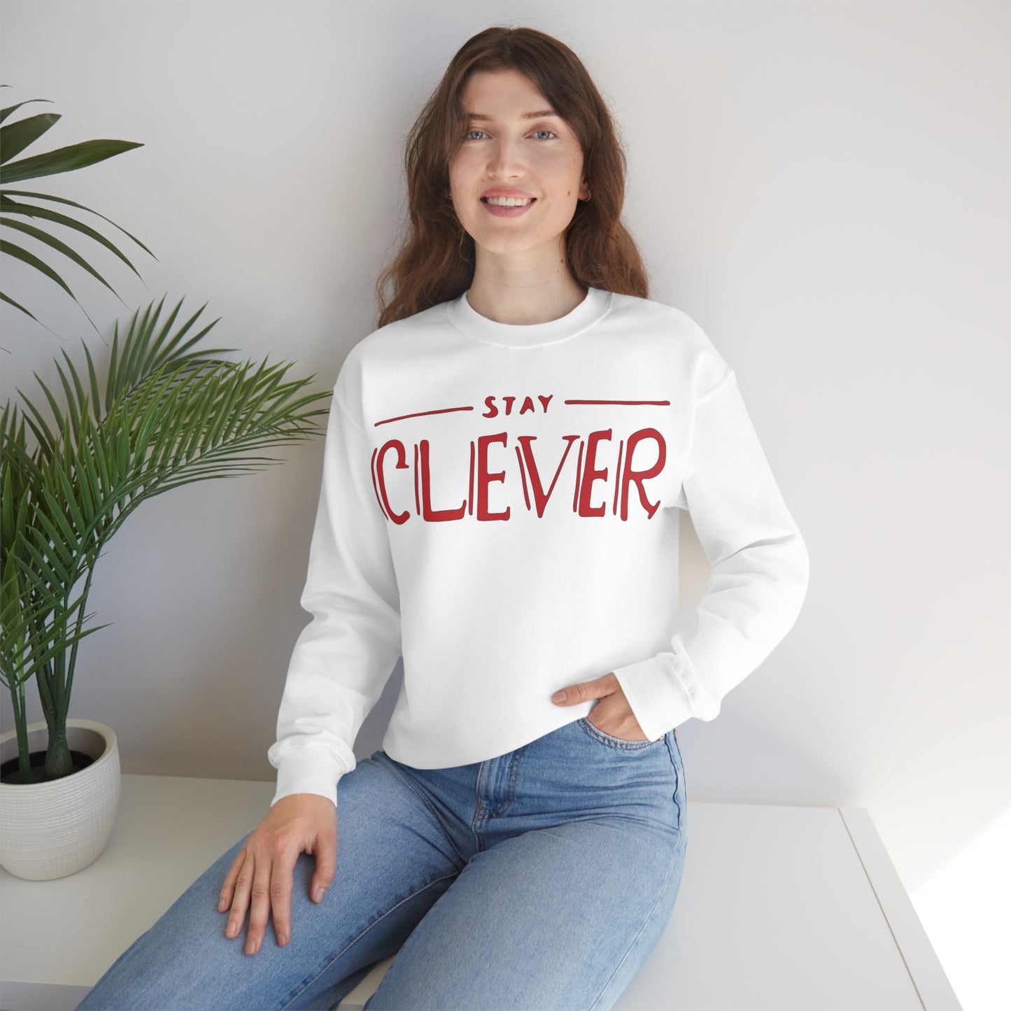 Stay Clever Crewneck Sweatshirt