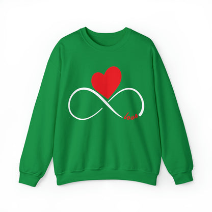 Love Infinity Heart Crewneck Sweatshirt