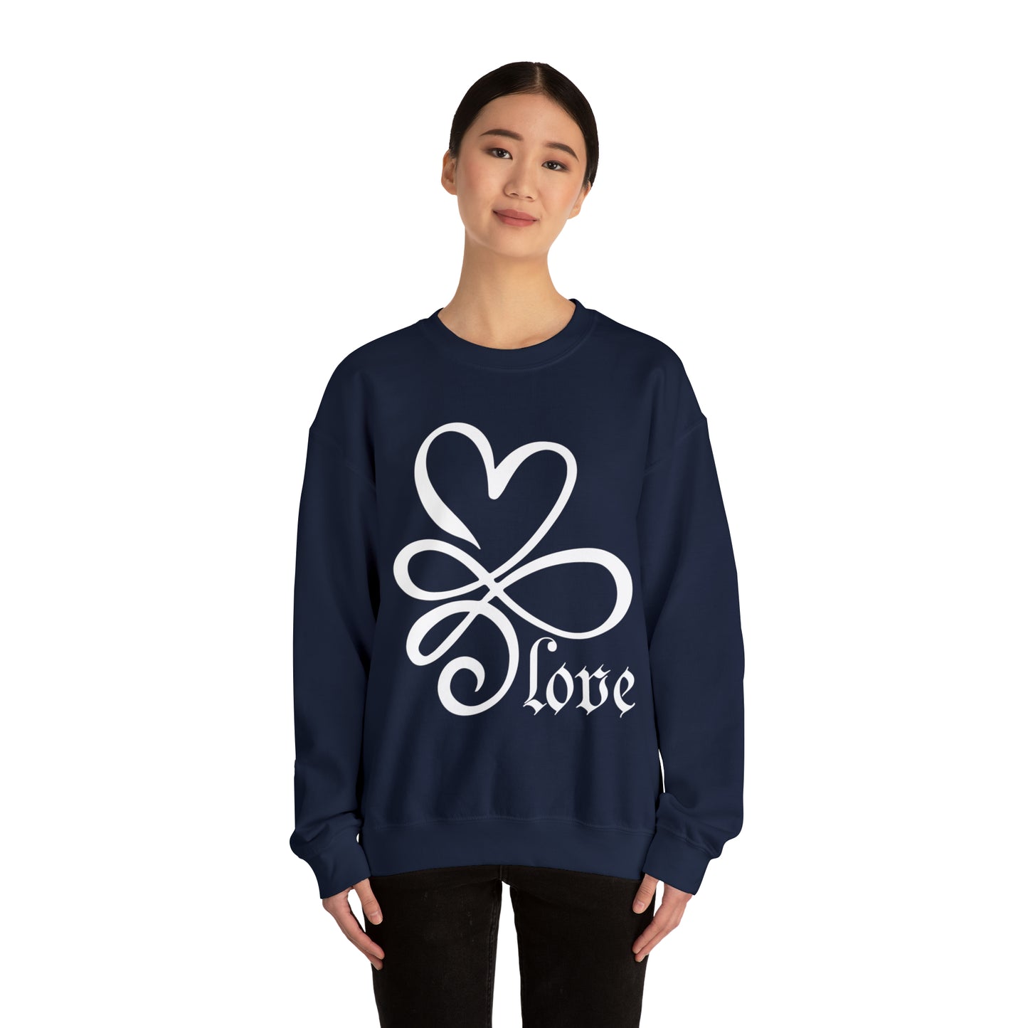 Infinity Heart Crewneck Sweatshirt