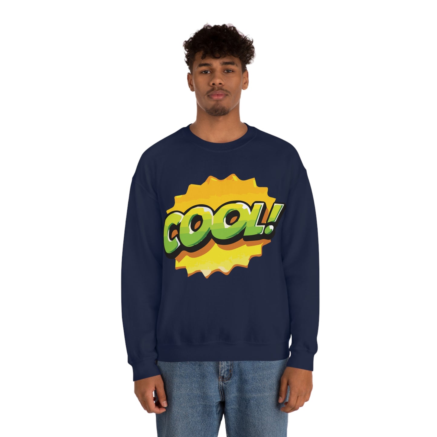 Cool! colorful graphic Crewneck Sweatshirt