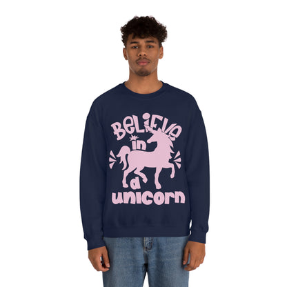 Believe in a unicorn Crewneck Sweatshirt