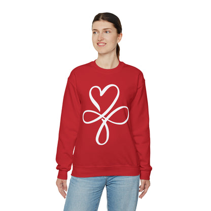 Heart symbol Love Infinity symbol Crewneck Sweatshirt