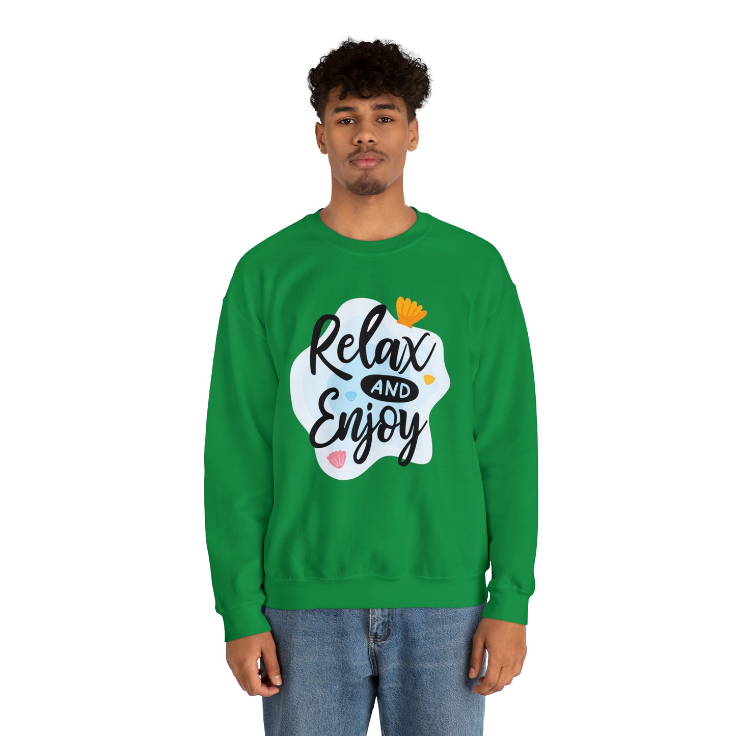 Relax and Enjoy Crewneck Sweatshirt