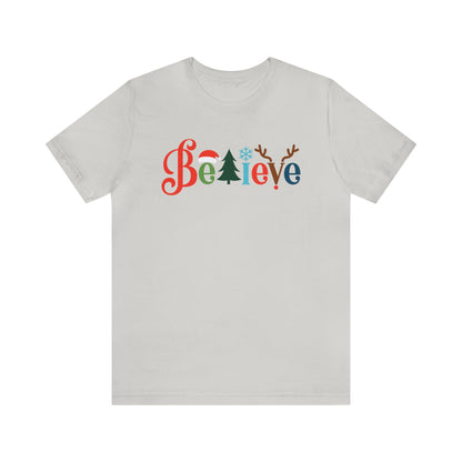 Believe tree Christmas T-Shirt