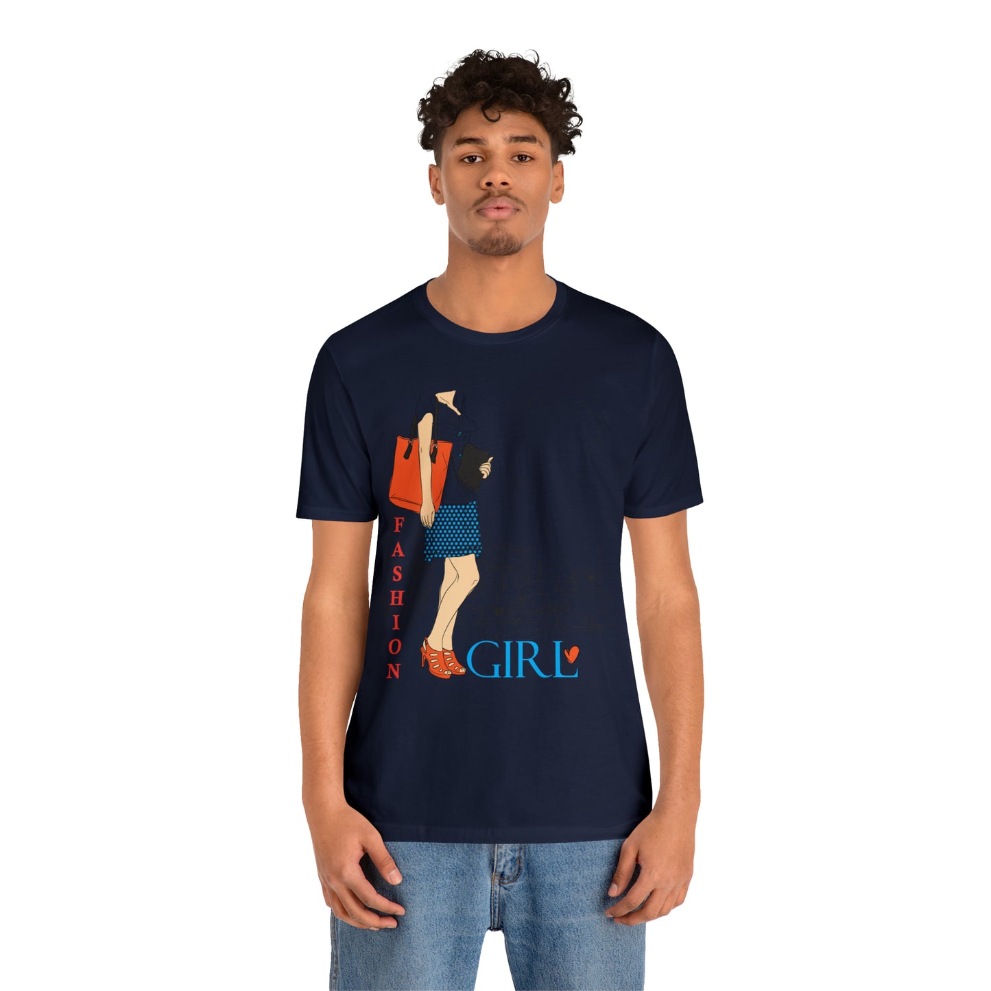 Fashion girl with a bag T-Shirt